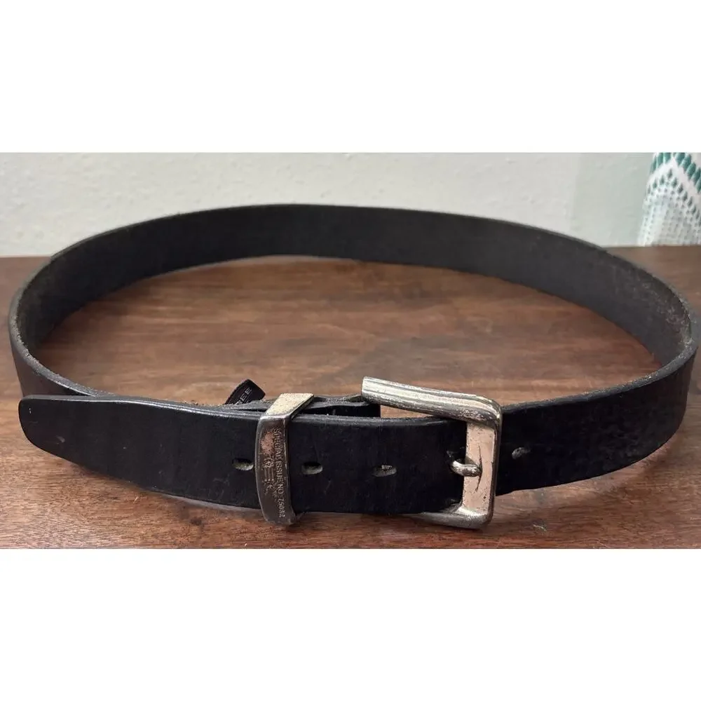 Roundtree & Yorke Special Issue No 75082 Black Leather Belt Size L/XL Jos A Bank